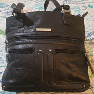 Black shoulder purse